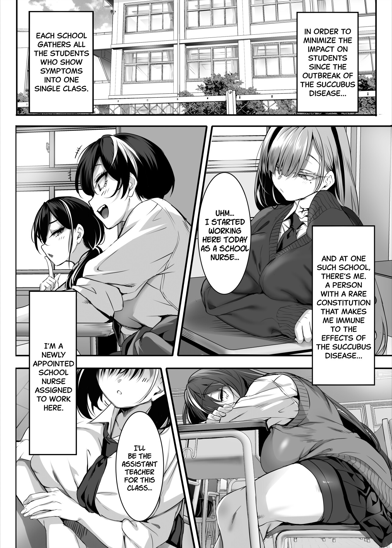 Hentai Manga Comic-The Case of Honihara Mei, Attendance Number 5, 2nd Year Class E, All Succubus-Read-11